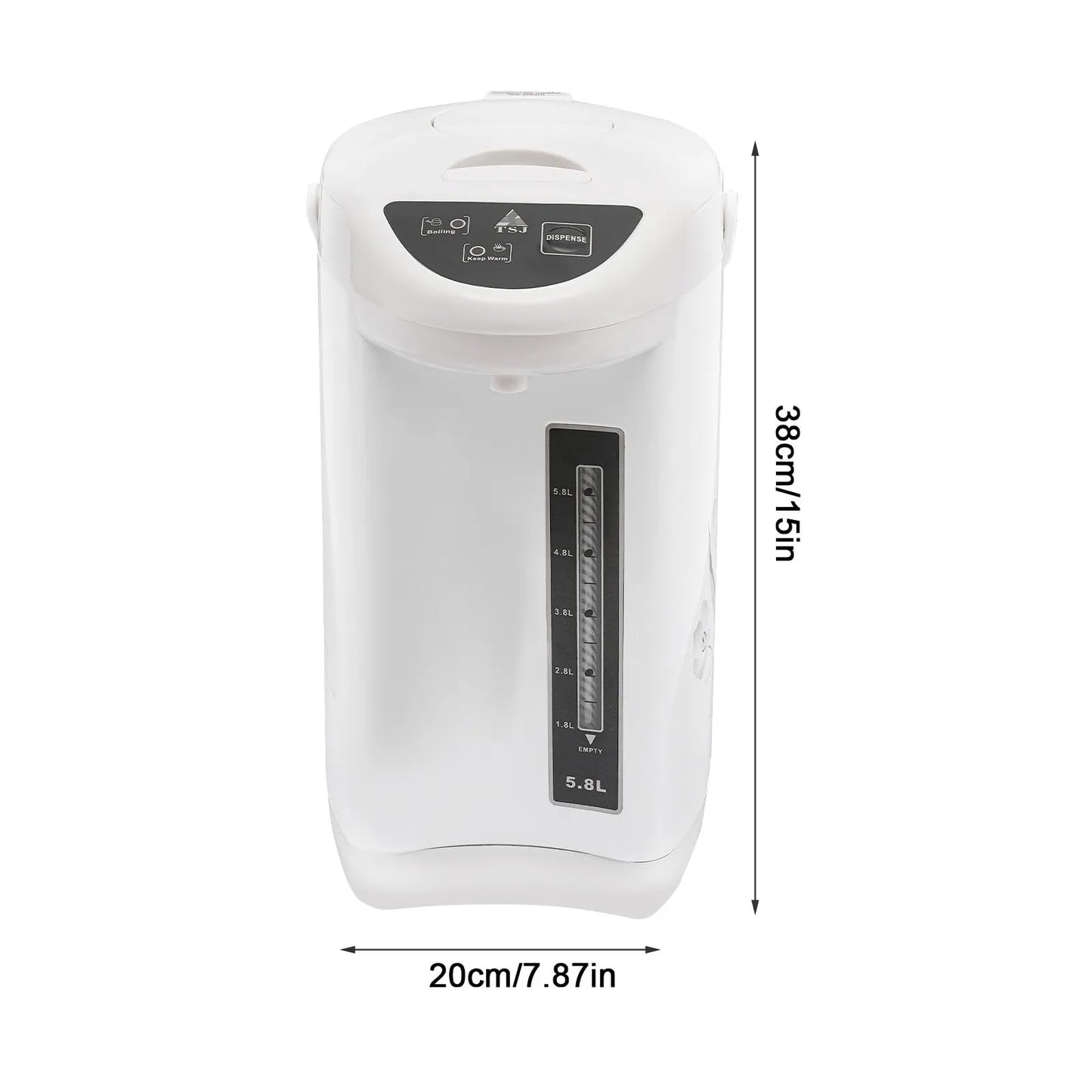 Electric Kettle 4L(135oz) 304 Stainless Steel Electric Tea Coffee Kettle, Boiler & Warmer Removable Water Tank 3 Water Dispensing Modes for Home Kitchen
