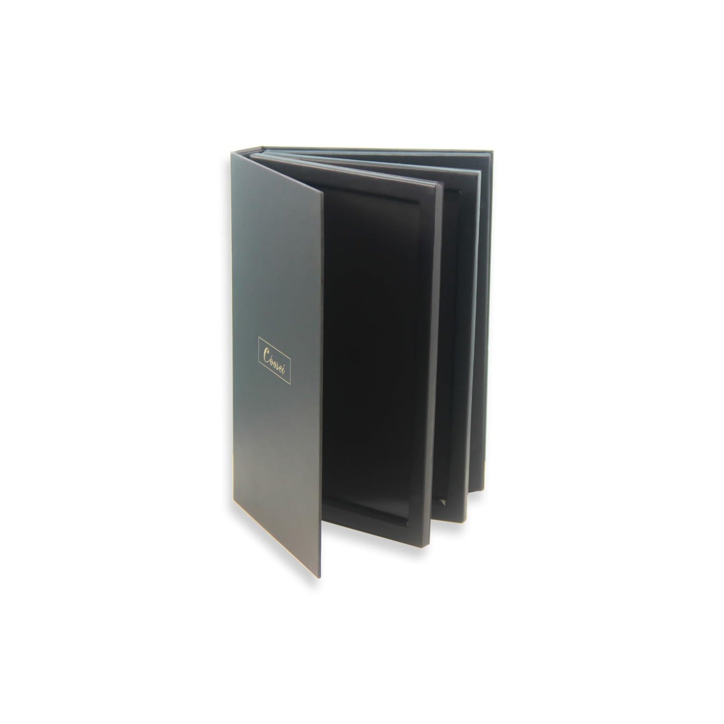 Coosei 4-Layer Book Shaped Magnetic Eyeshadow Palette Empty Makeup Storage Box For Eyeshadow Lipstick Blush Powder extra large big space