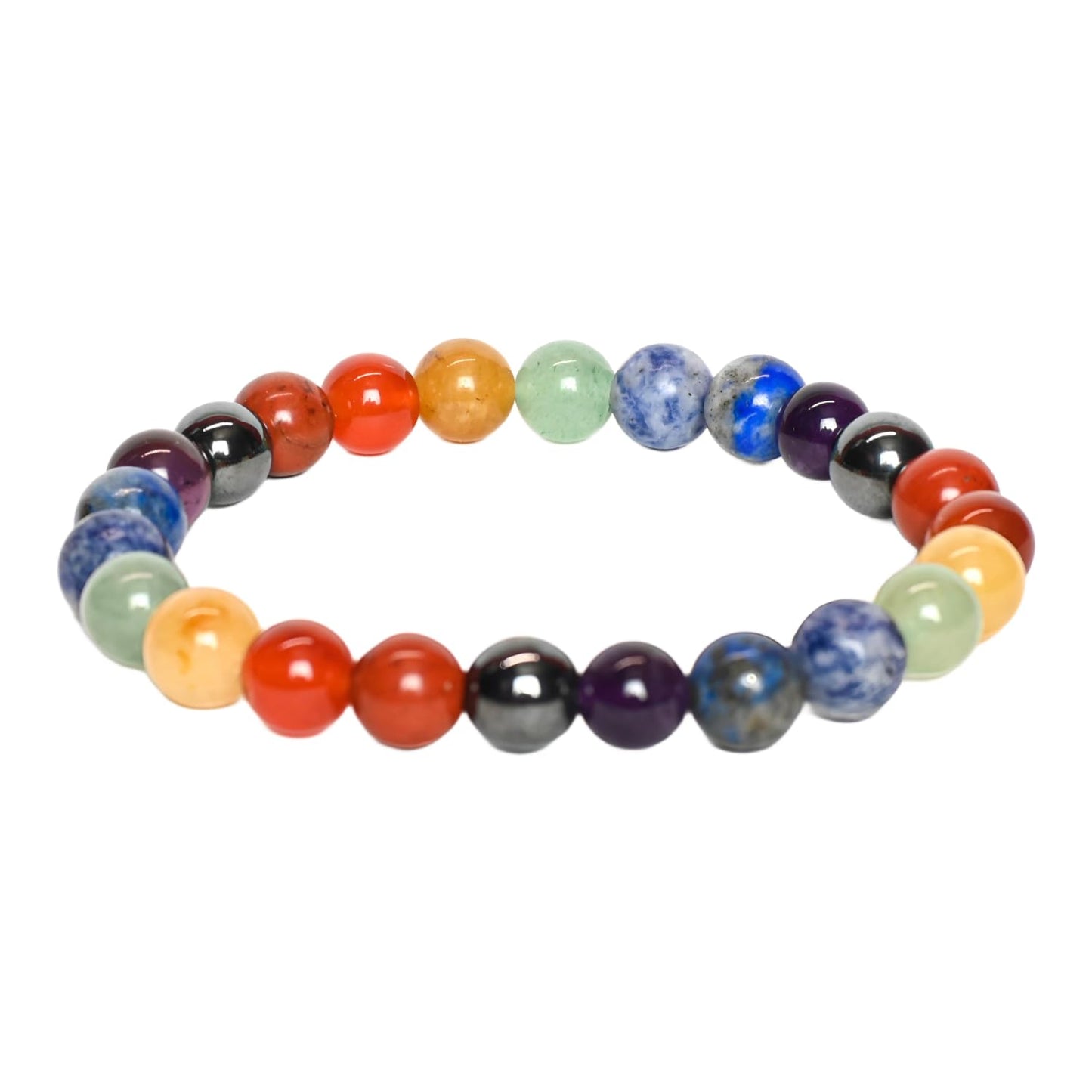 VIVIRAA 7 Chakra Bracelet - Handmade Healing Crystal & Gemstone Bracelet for Spiritual Balance, Positivity, Good Luck, Money & Prosperity | Unique Gift for Women/Mom (7 Chakra - MultiColor)