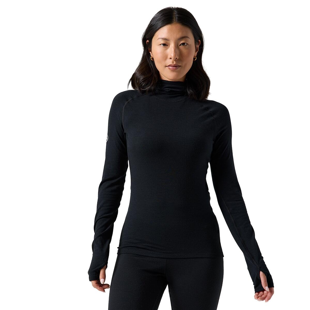 Backcountry Cedars RWS Merino Lt-Wt Baselayer Balaclava Top - Women's, Black, XL