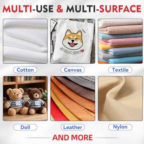 Fabric Glue Permanent, 60 ML Washable Clear Glue for Clothing Patch, Liquid, Quick-fix Fabric Adhesive for Cotton, Canvas, Denim, Textile, Doll, Leather, Nylon, Polyester, Flannel