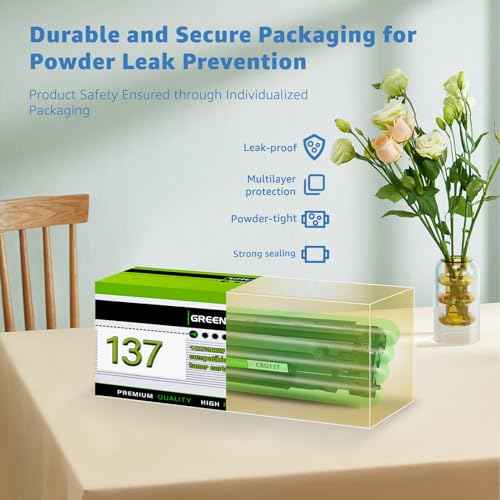 greencycle Compatible Toner Cartridge Replacement for Canon 137 CRG137 9435B001AA Use with ImageClass D570 LBP151dw MF232w MF216n MF227dw Mf242dw Mf244dw MF247dw MF249dw Printer ( 2 Pack, Black )