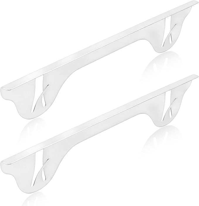 Upgrade 316 Stainless Steel Stove Gap Covers (2 Pack, 23.4â, White), Heat-Resistant Stove Gap Filler for Kitchen Counter and Stovetop, Range Trim Kit Oven Gap Guard Between Stove and Counter