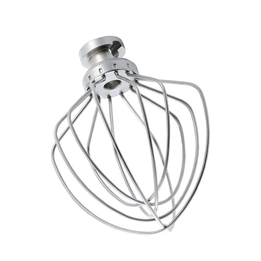 Stainless steel Wire Whip Attachment for KitchenAid Tilt-Head Stand Mixer Accessory K45SS Replacement, Egg Cream Stirrer, Cakes Mayonnaise Whisk, Whipping Egg White, Dishwasher Safe