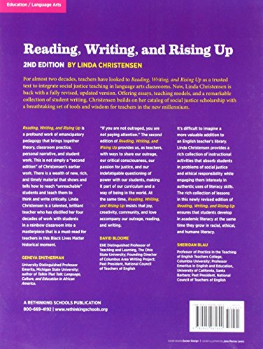 Reading, Writing, and Rising Up: Teaching About Social Justice and the Power of the Written Word