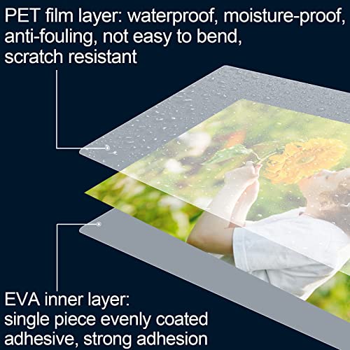 HERKKA 300 Pack Laminating Sheets, Hold 11 x 17 Inch Sheet, 3 Mil Clear Thermal Laminating Pouches 11.5 x 17.5 Inch Lamination Sheet Paper for Laminator, Round Corner