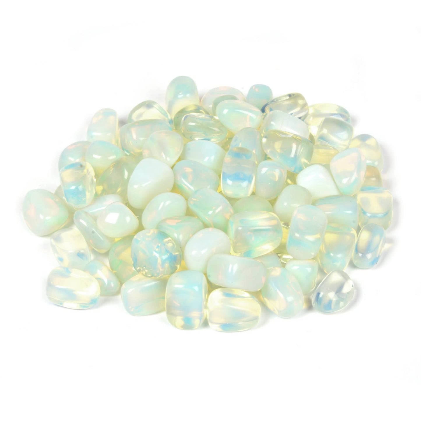 Synthetic Opalite Polished Chips Crushed Tumbled Stone Crystal Healing Embellishments 100 grams