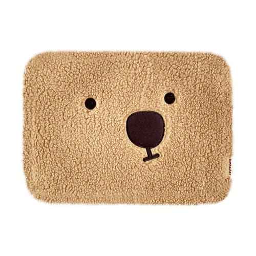 Pluffy HACHAN Laptop Pouch [13 inch/15 inch/17 inch] Cute Fluffy Laptop Pouch Case Sleeve for Women (Brown, 15 inch)