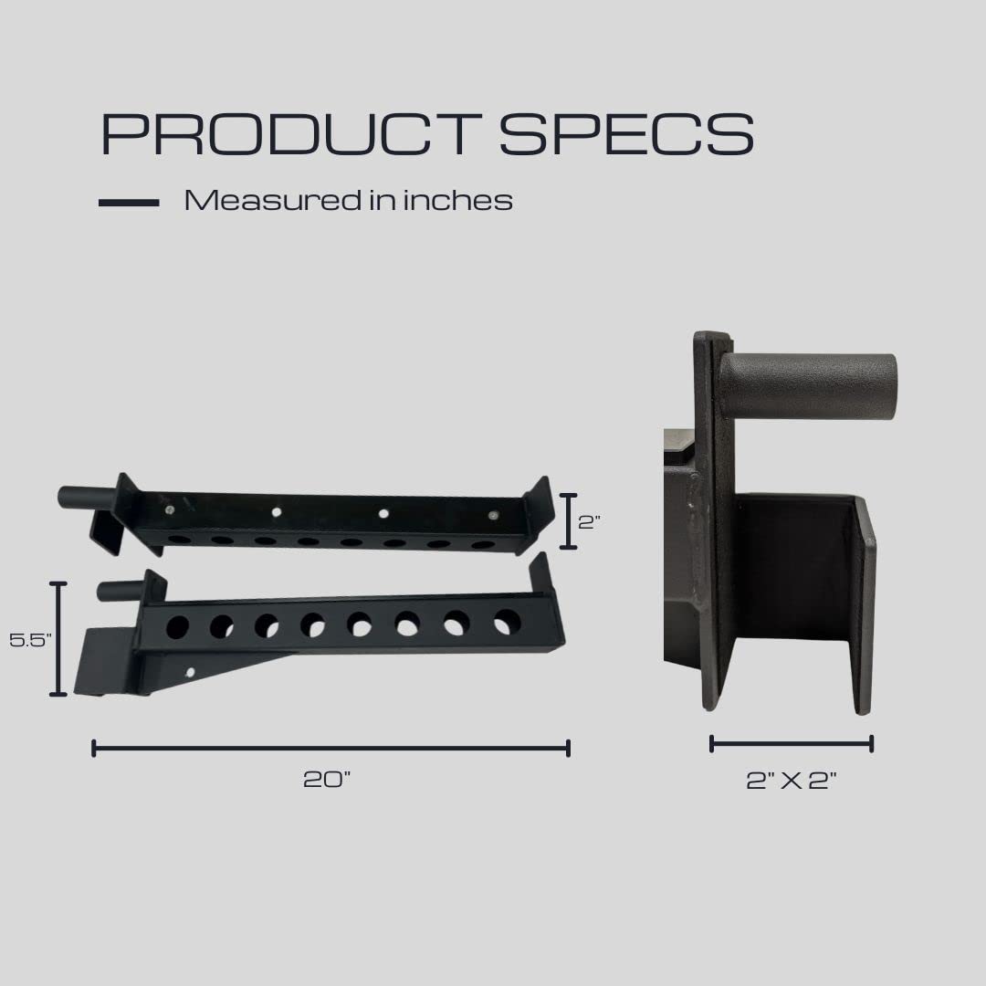 2" x 2"" Power Cage Squat Rack Attachments & Accessories"
