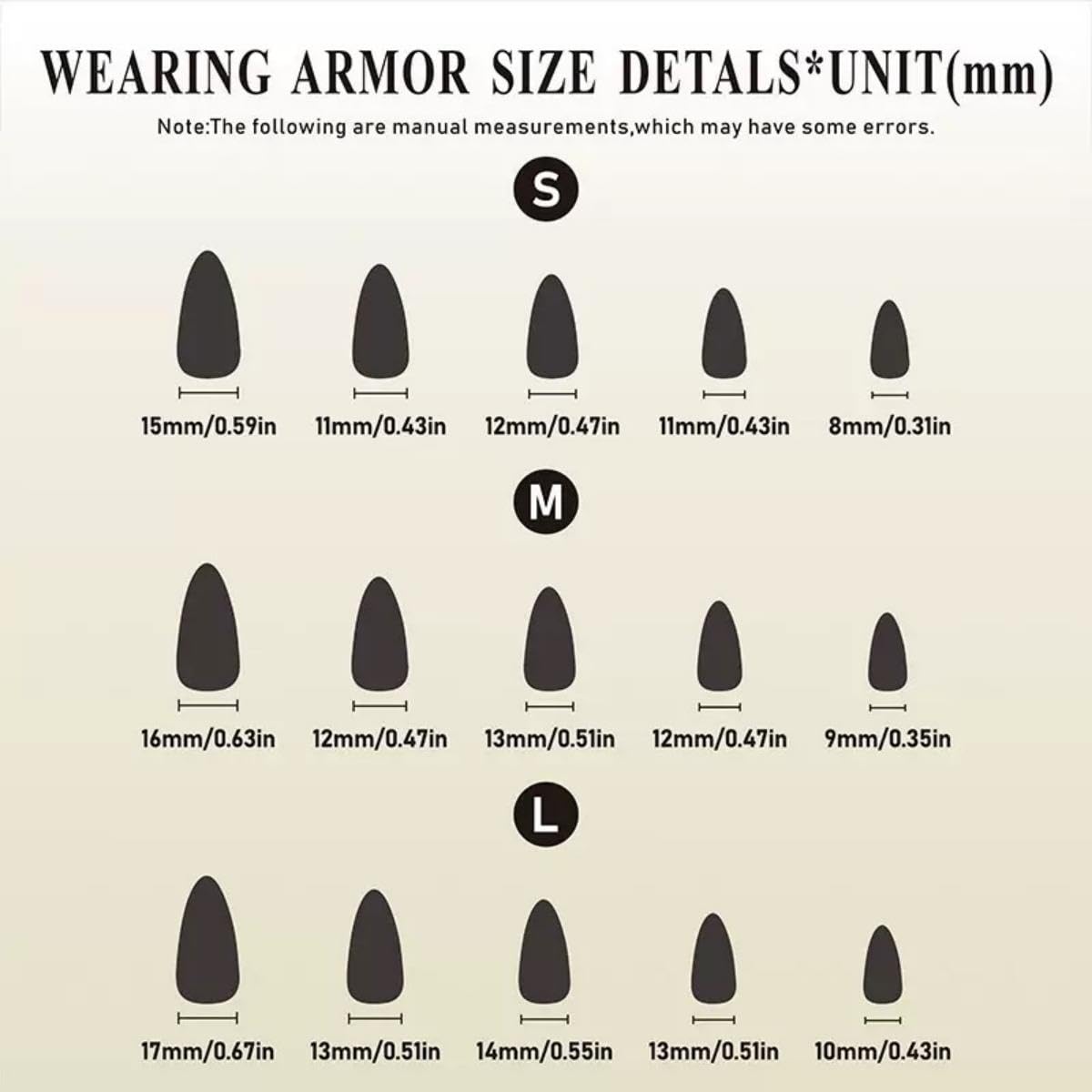 100% 5D Handmade Press on Nails with Charms Medium Almond Nails Press ons- Silver Seashell False Nails Ombre Blue White Press on Nails Summer Fake Nails for Women Girls Daily Wear DIY Manicure Size S