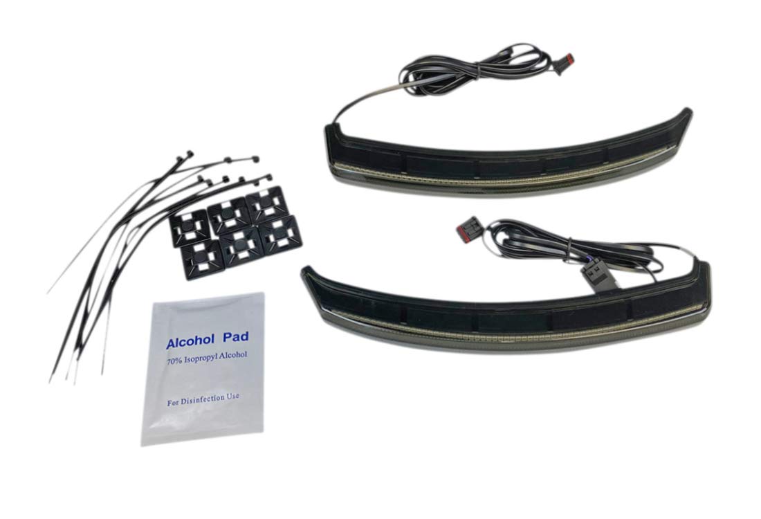 Custom Dynamics LED Saddlebag Lights for Indian Chieftain and Dark Horse (not Challenger) - Smoke