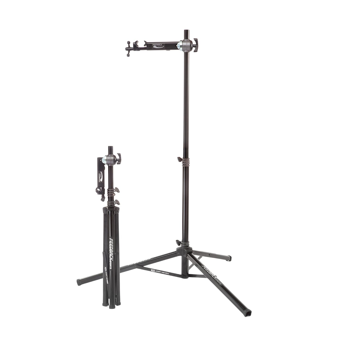 Feedback Sports | Sport-Mechanic Bicycle Repair Stand | Bicycle Workstand W/Tripod Base | Lightweight and Durable | Aluminum Steel Hybrid Construction | Black (Black, Sport Mechanic)