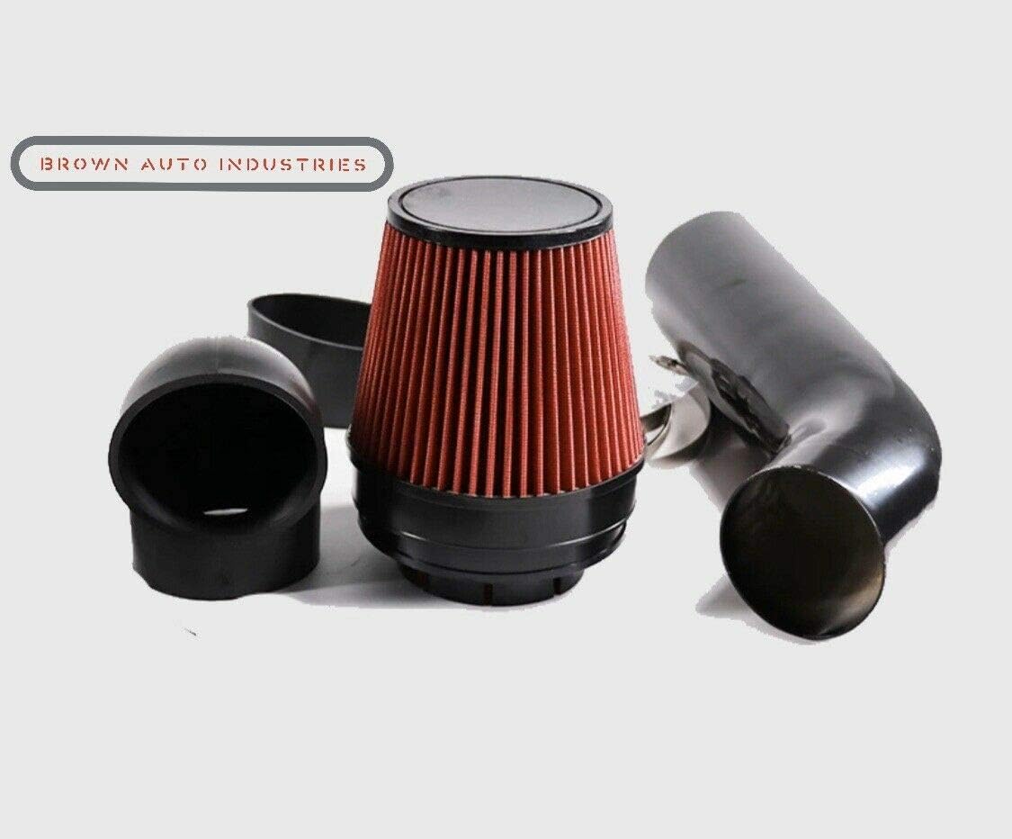 Brown Auto Industries LS Swap Cold Air Intake - Black, Universal Fit, LS1 LS2 LSX Restomod A-Body G-Body Camaro Chevelle GTO Monte Carlo Caprice
