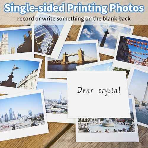 5x7 Glossy Photo Paper, 105 Sheets Picture Paper for Inkjet Printer, Instant Dry, for DIY Chip Bag, Flyers, Cards, Calendars and Brochures (180gsm/48lb)