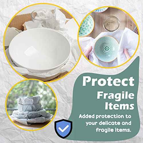 Eco Friendly - Newsprint Packing Paper Sheets for Moving - 500 Newsprint Paper Sheets for packing supplies -15 lb - 17" x 27" Moving Supplies Packing paper for Dishes and Glasses - Made in USA
