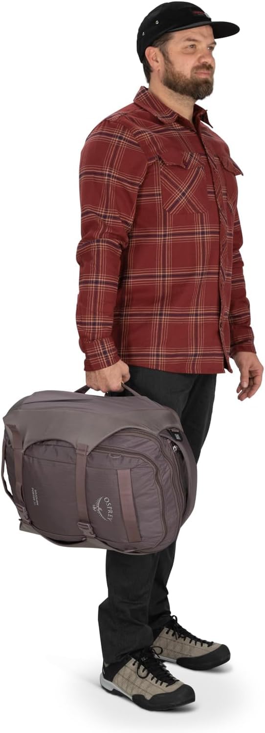Osprey Sojourn Porter 30L Travel Backpack - Carry-On Compliant Luggage with StraightJacket Compression and Padded Laptop Sleeve - Durable Pack for International or Urban Travel, Brindle Brown