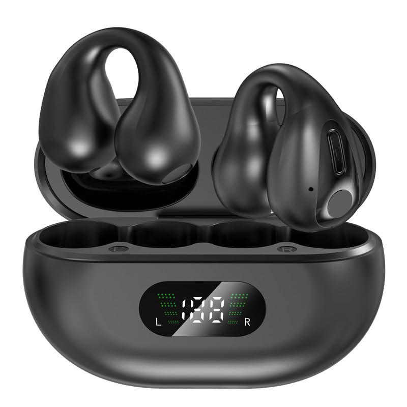 AI Language Translator Earbuds, OWS Real-Time 3-in-1 Translation Earbuds 144 Languages & Accents, Translation Device for Travel Business Learning-Black