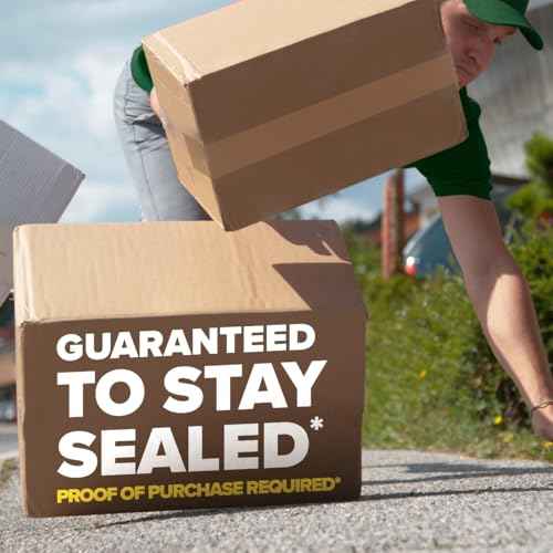 Scotch Box Lock Paper Packing Tape, Kraft Brown, Extreme Grip Kraft Paper Tape That Recycles with The Box, Shipping Tape, 1.88 in. x 25 yd., 8 Tape Rolls