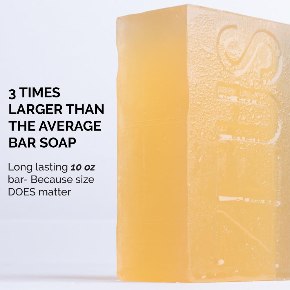ZEUS Natural Body & Face Bar Soap, Hydrating & Balancing Cleanser for Men’s Skin Care, Daily Face & Body Wash, Gentle on Sensitive Skin (TWO PACK) Vanilla Rum