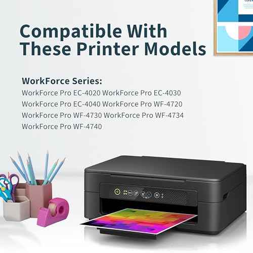 Remanufactured Ink Cartridge Replacement for Epson 802 XL 802XL Ink Cartridges Combo Pack Compatible for Workforce Pro WF-4740 WF-4730 WF-4720 WF-4734 EC-4020 EC-4030 (5-Pack)