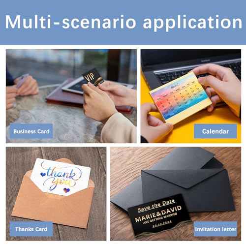 100 Pcs Sublimation Business Card Blanks Metal Bulk Aluminum Double Sides Name Cards Sublimation Blanks Products Heat Press Transfer Desk White sublimation business cards blank 3.4 x 2.1 x 0.01 Inch