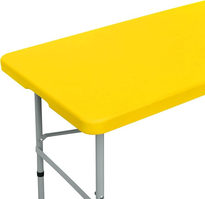 NEWISHER Fitted Rectangle Tablecloth 36 x 60 Inch Elastic Table Cloth Stretch Spandex Table Cover Gold Washable Polyester Table Top Cap Cover for Dining Picnic Camping Indoor and Outdoor