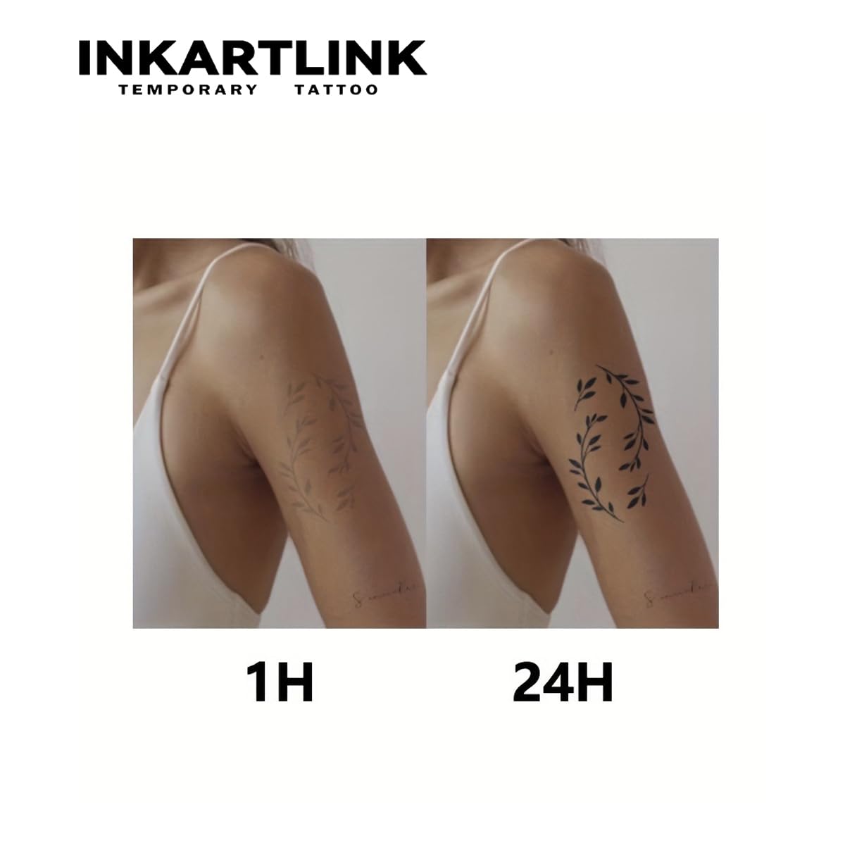 INKARTLINK Semi-Permanent Tattoo Stickers, Creative Halloween Adult Art Temporary Tattoos, Party Supplies, Waterproof, No Glue Required, Non-reflective, Lasts 1-2 Weeks (Mexican Day of the Dead 3)