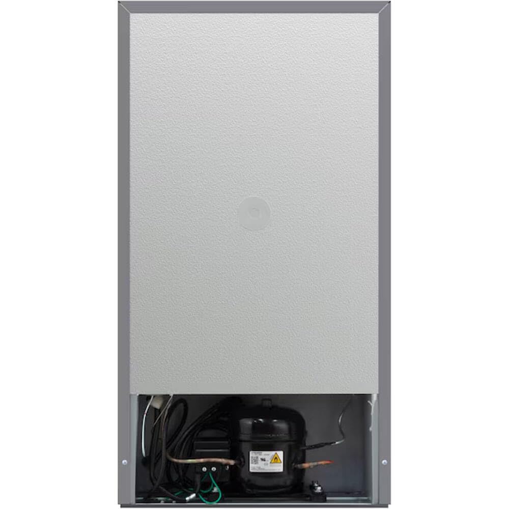 3.1 cu. ft. 2-Door Retro Mini Refrigerator in Stainless Steel