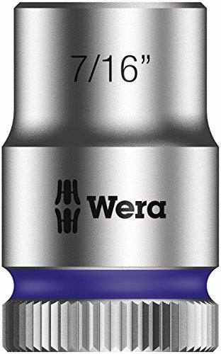 Wera 05004079001 8100 SC 9 Zyklop Imperial Speed Ratchet Set, 28 Piece, 1/2" Drive