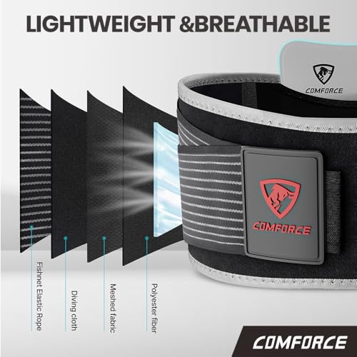 Sacroiliac Hip Belt, Dual Adjustable Compression with Ice Pack, Relief for Lower Back, Pelvic Stabilization, Postpartum Recovery & Lumbar Support - XL(fits waist circumference: 46-54 inches)
