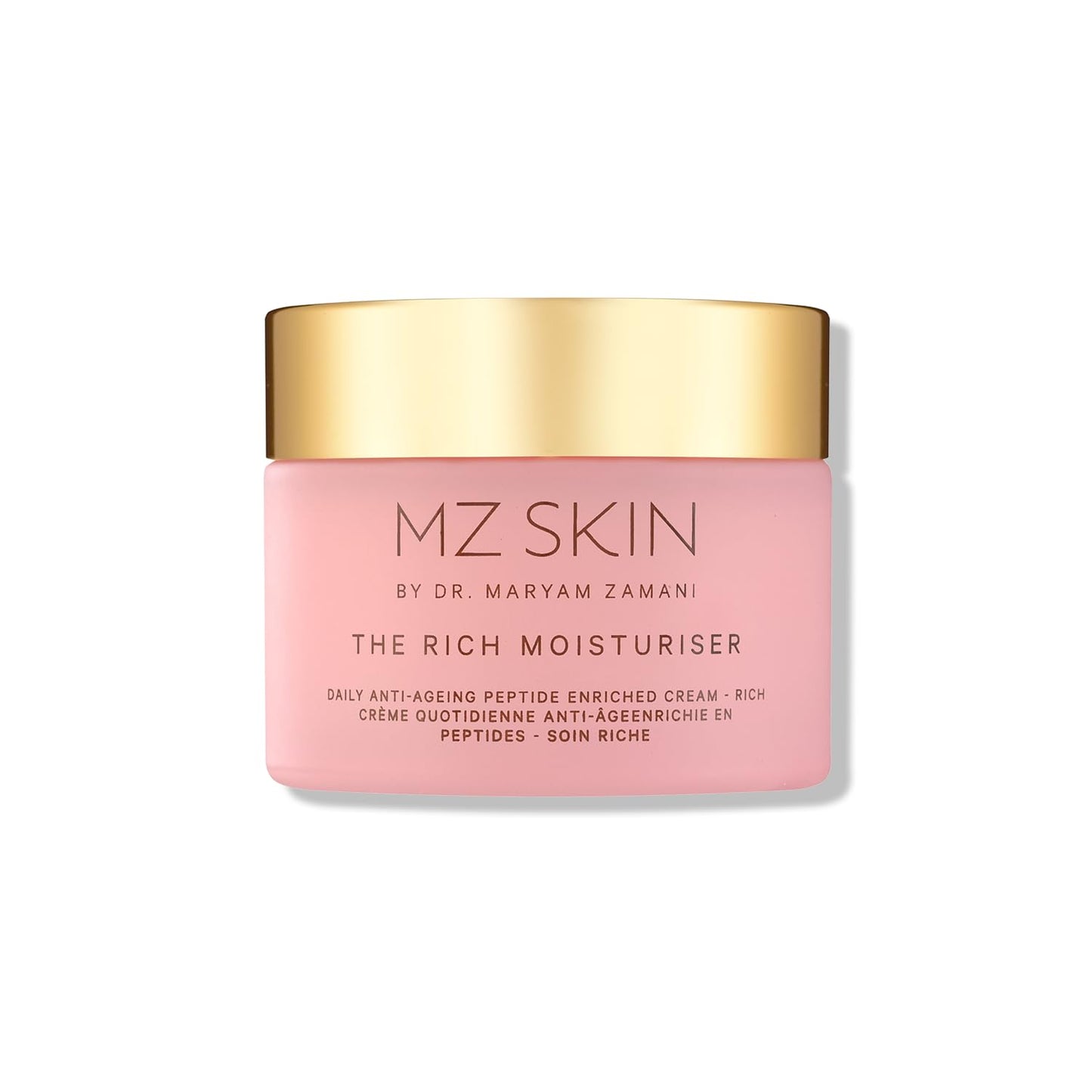 MZ SKIN The Rich Moisturiser 1.69 fl oz | Anti-Aging Face Cream with Hyaluronic Acid, Peptides & Ceramides | Deep Hydration, Firmness & Plumps To Reduce Fine Lines & Wrinkles