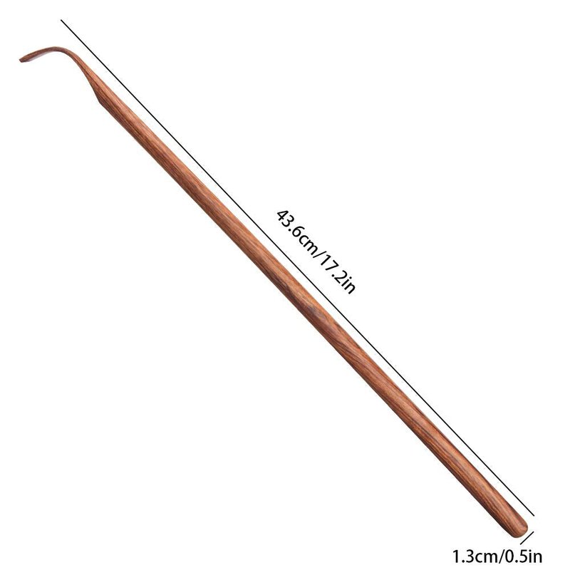 Tomorotec Back Scratcher, Thicken Extended Backscratchers for Women Men Adults, Wooden Back Scratcher Long Handle 17 inch