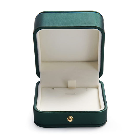 Oirlv Premium Leather Necklace Pendant Box Velvet Interior Velvet Jewelry Gift Box Long Chain Necklace Display Storage Case