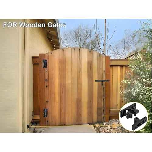 Spring Loaded Door Catch,Heavy Duty Double Roller Catch, 304 Stainless Steel Door Lock,80 Newton Holding Power Door Stopper for Driveway Gate, Garden/Farm/Barn Gates and Interior Doors,2Set
