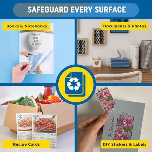 Self Laminating Film Anti-UV Vinyl (12¡±x15ft Glossy): Clear Vinyl Roll Laminating Paper - Self Adhesive Laminating Sheets, Sticker Laminate Sheets Waterproof, Self Laminating Sheets Transparent Vinyl