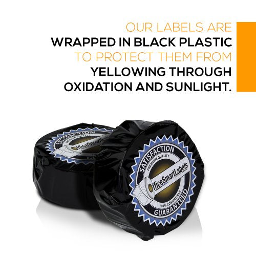 OfficeSmartLabels 1 x 1-1/2 inch Book Spines Labels, Compatible with 30347 (6 Rolls / 750 Labels Per Roll)