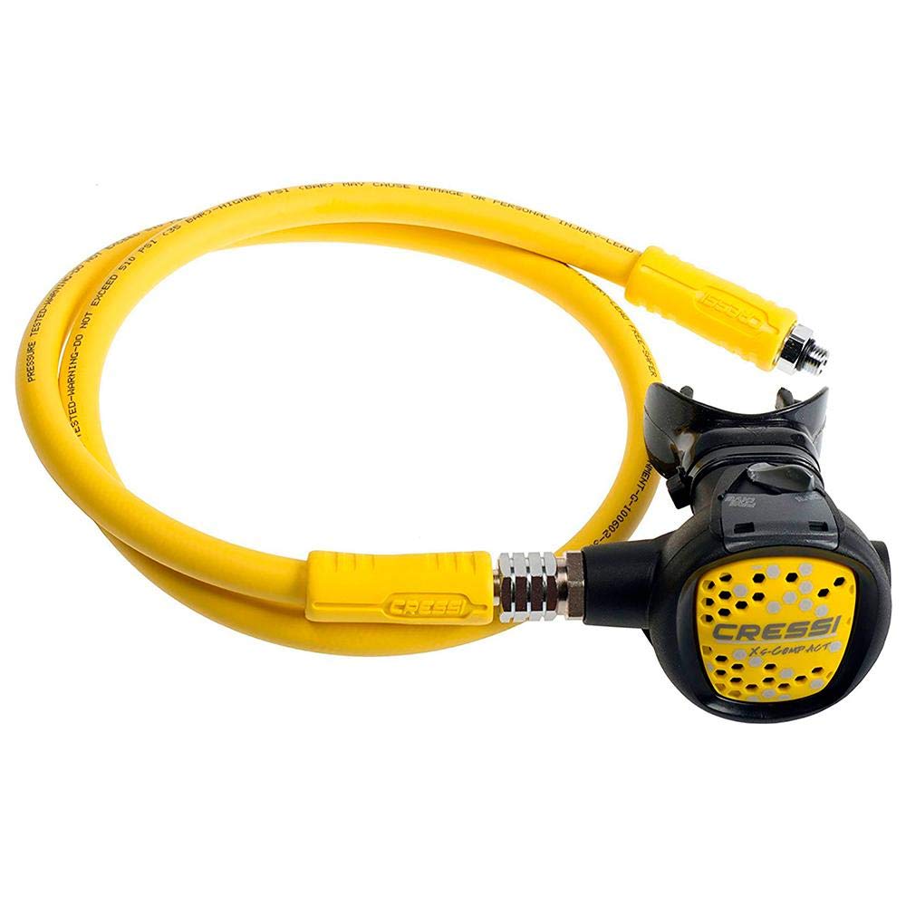 Cressi Octopus Compact for Scuba Diving Regulators - Compact, Reliable, Light and Comfortable - Made in Italy