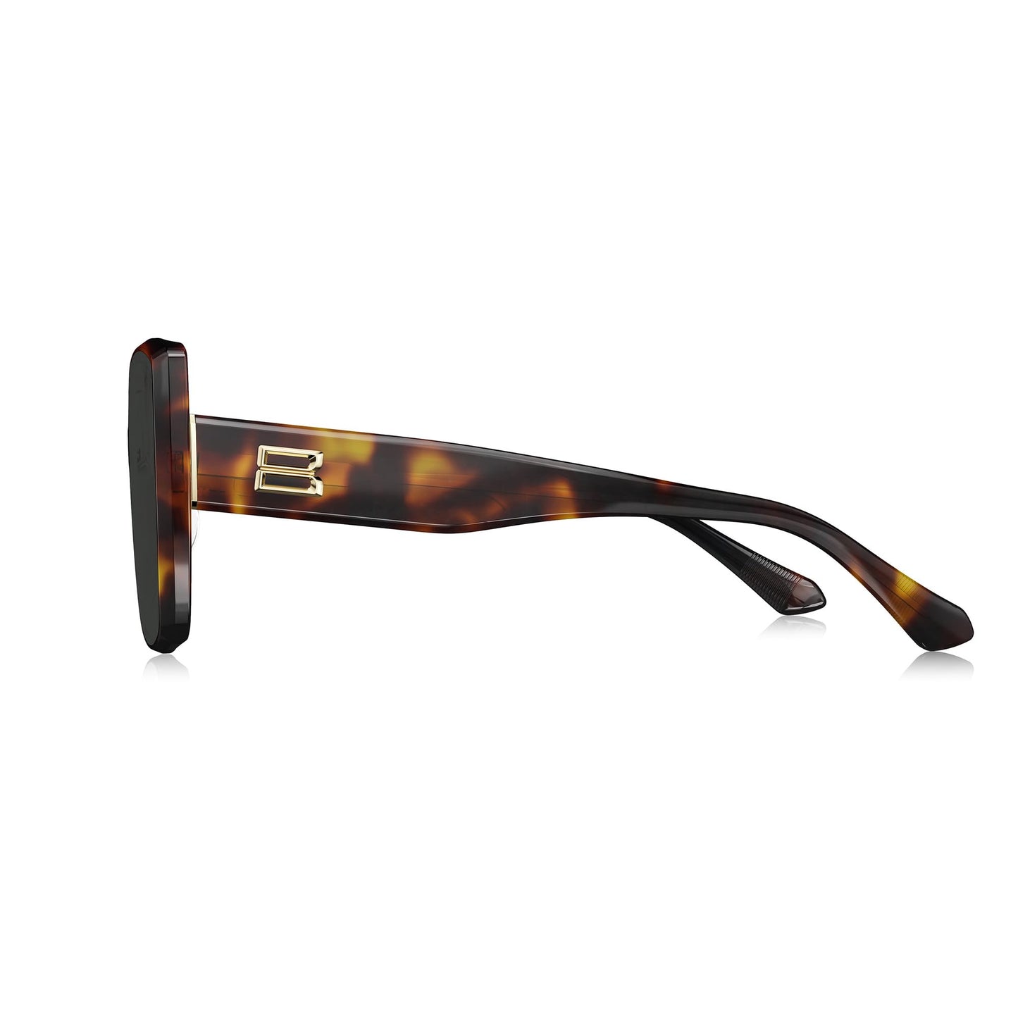 BOLON Women Elegant Oversized Nylon Lens Polarized UV400 Sunglasses BL3232 61mm, Exclusive Eyewear Brand of EssilorLuxottica