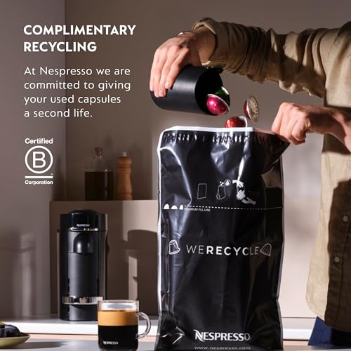 Nespresso Vertuo Next Premium Coffee and Espresso Maker by Breville with Aeroccino Milk Frother