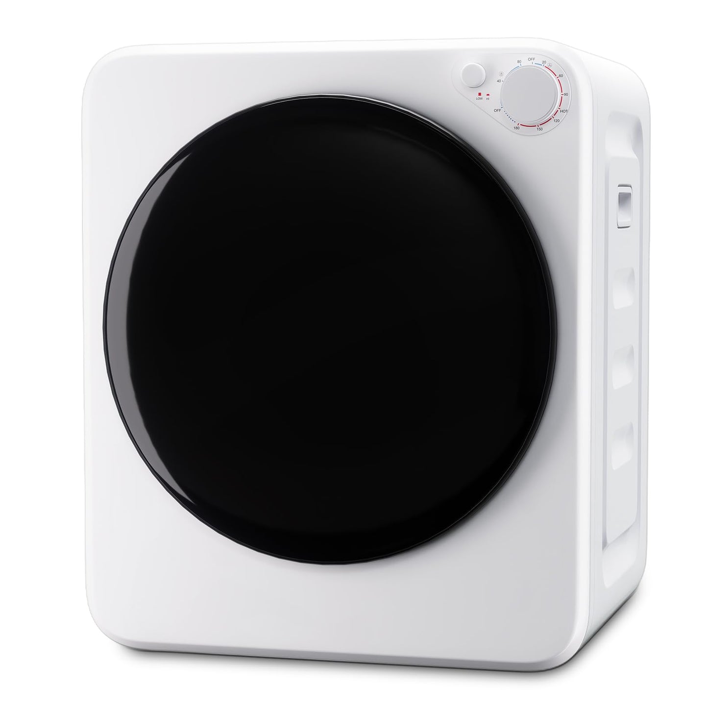 Stopsad 1.6 Cu.Ft Portable Clothes Dryer, 800W Fast Drying Front Load Laundry Dryer with 5 Mode, Mini Electric Clothing Dryer with Stainless Steel Tub, Compact Machine for Apartment, Home, Dorm