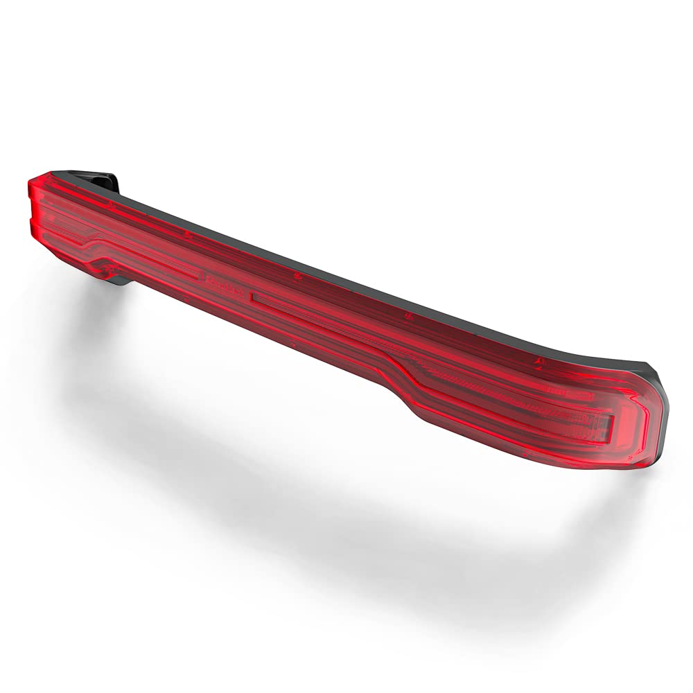 Advanblack LED Brake/Turn/Running Lamp Wrap-around Tour Trunk Pack Light Bar Fit for 2014+ 2023 2024 2025 2026 Harley King Tour Trunk Luggage Chopped Touring Pack (Red Lens)
