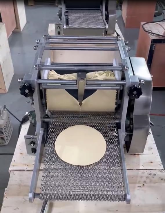 Koalalko Commercial Tortilla Machine,Tortilla Press for Flour Tortilla Roti,Quesadilla & Tortilla Makers,Flour Mexican Tortilla Machine,Can Make Roti,Chapati,Torilla,Pancake,Crepe,1500-2000 pcs/h