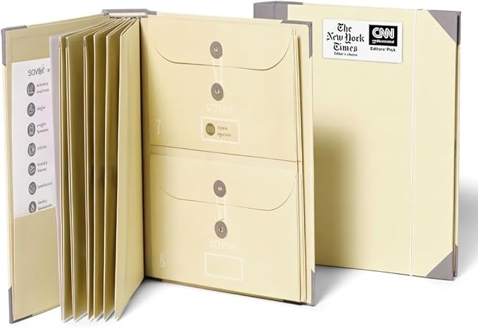 Savor | El Folio Organizador de Documentos en Español | Carpeta Expandible de Emergencia para Certificado de Nacimiento, Tarjeta de Seguridad Social | Mother’s Day Gift for Moms (Slate)