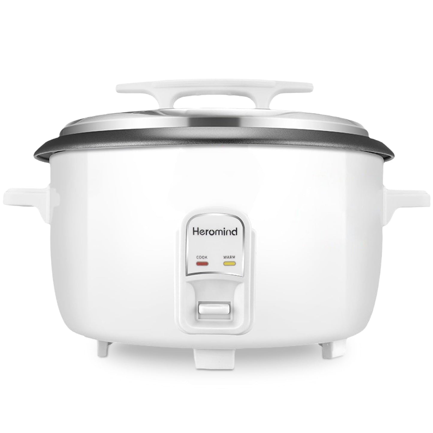 Heromind Commercial Rice Cooker, 90-Cup Rice Cooker, 16Qt Large Rice Cooker with Nonstick Inner Pot, Fast Cooking and Auto Keep Warm, with Rice Cup and Paddle, Easy to Clean, 1950W