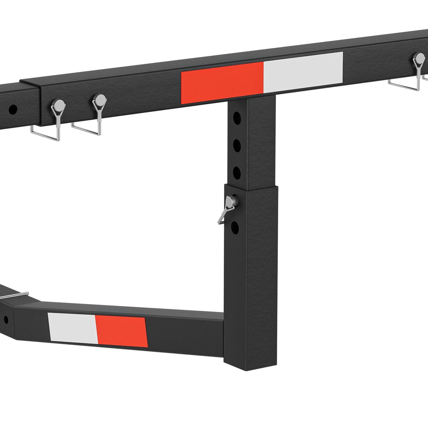 YZONA Truck Bed Extender Hitch Mount, 2 in 1 Design Foldable Kayak Hitch Extender, 800 lbs Load Capacity Tailgate Hitch Extendsion for Pickup Trucks & SUVs for Kayak Ladder, Canoe, Pipes, Lumber Rack
