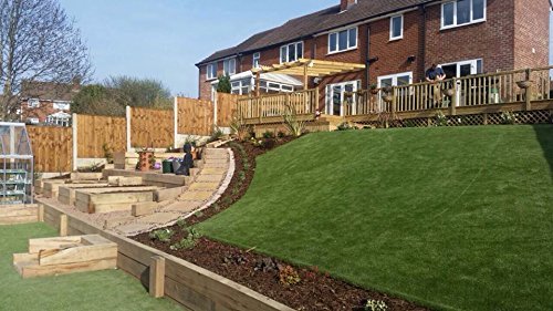 New 15' Foot Roll Artificial Grass Turf Synthetic Fescue Pet Sq. Sale! Many Sizes! (Premium 12' x 40' = 480 Sq Ft)