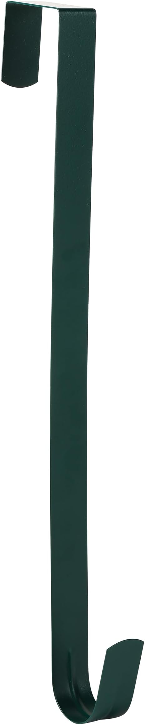 Wreath Hanger for Front Door, Slim Over The Door Hook, Easy to Use and Reusable Holiday Wreath Holder for Christmas, Thanksgiving, Halloween and Daily DÃ©cor (15" Green, 1)