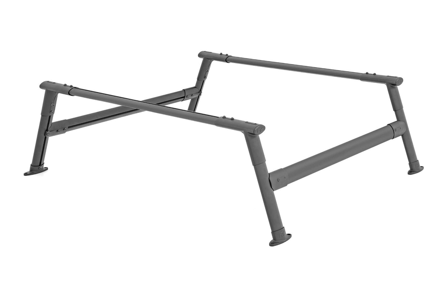 Rough Country Full-Height Bed Rack for Chevy Silverado 1500 (2019–2026 & Refresh) 5'8" Short Bed - Modular Aluminum Truck Rack for Cargo Racks, Rooftop Tents, Ladders & Overland Gear