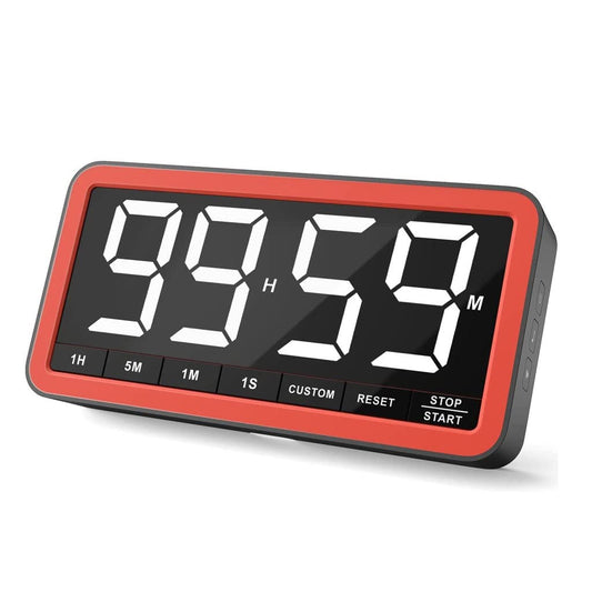 EINVARIOUS Portable Magnetic LED Large Display Digital Kitchen Timer Countdown Home Cooking Classroom Gym