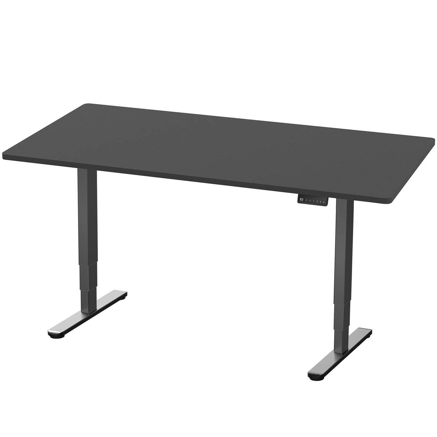 VIVO Electric 71 x 36 in Dual Motor Sit Stand Desk, Memory Height Adjustment, 2B Series, Black Top Black Frame, DESK-KIT-2B7B-36